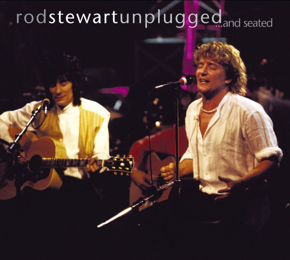 Rod Stewart (ロッド・スチュワート)『Unplugged… And Seated (アンプラグド)』ライブ・アルバムの高画質ジャケット画像