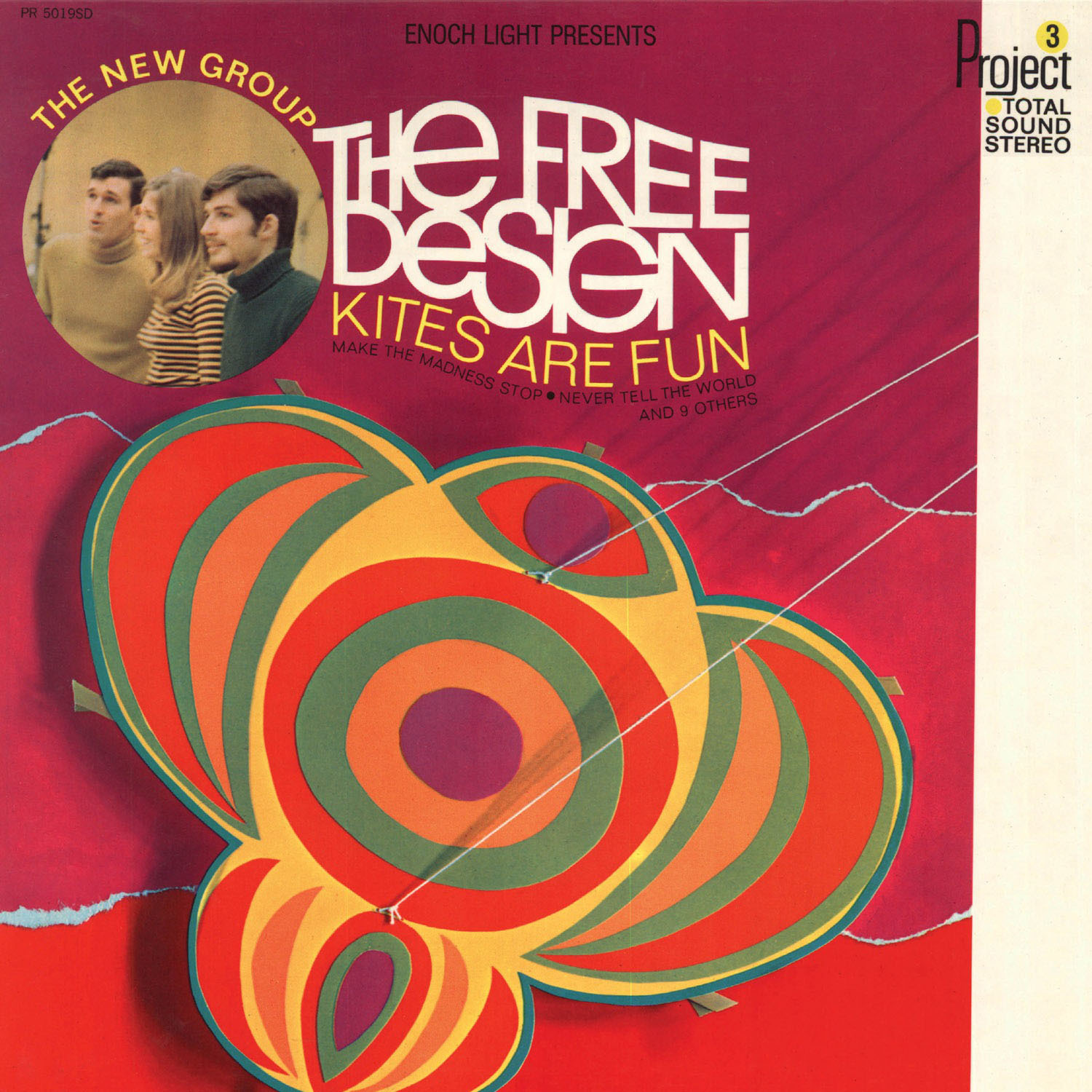 The Free Design (ザ・フリー・デザイン) 1stアルバム『Kites Are Fun (カイツ・アー・ファン)』高画質ジャケット画像