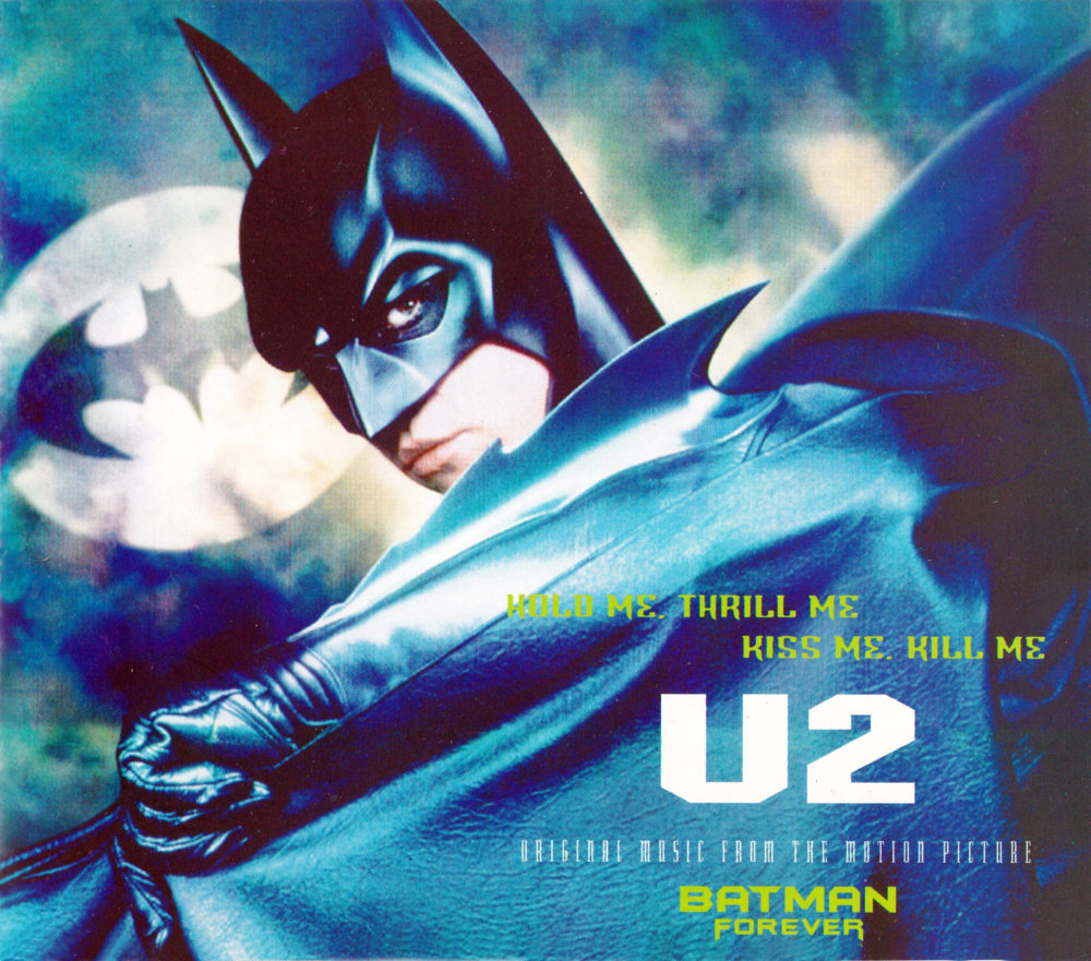 U2 (ユートゥー) シングル『Batman Forever - Hold Me, Thrill Me, Kiss Me, Kill Me』(1995年) 高画質ジャケット画像