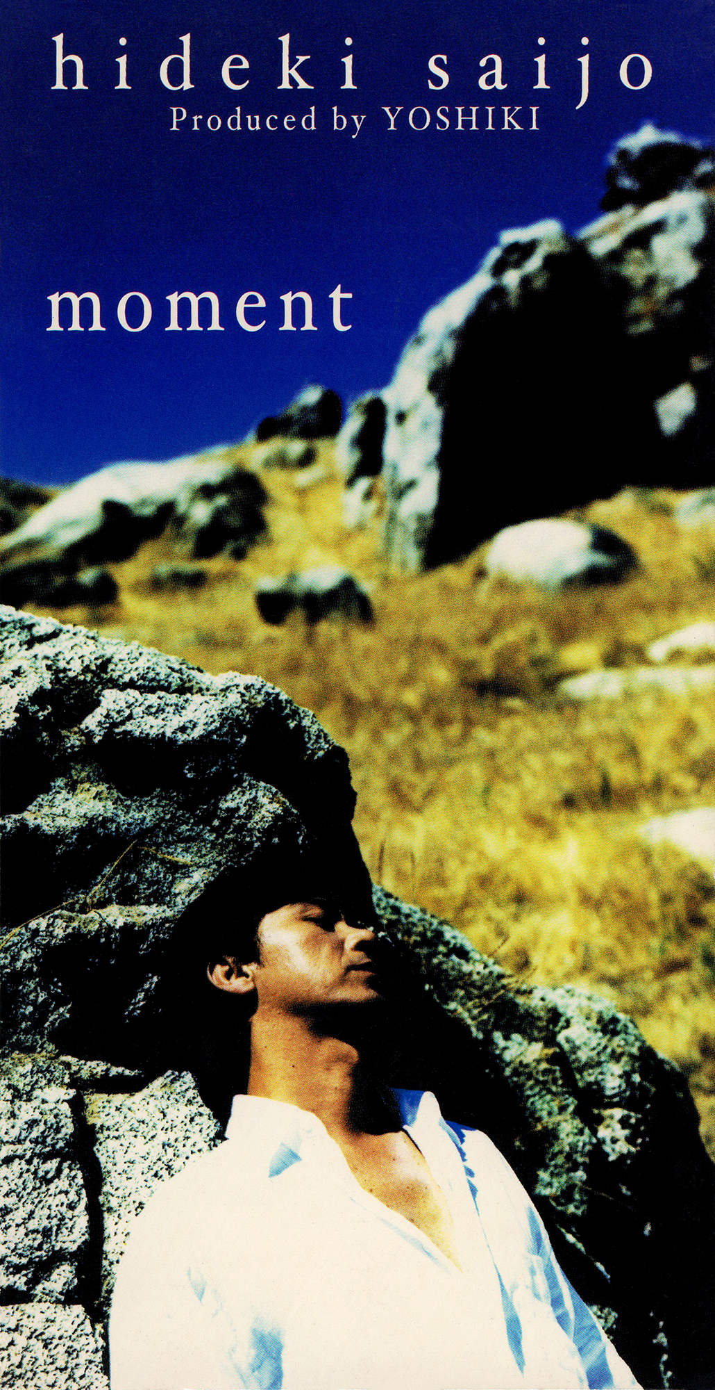西城秀樹 76thシングル『moment』(1997年8月6日発売)高画質CDジャケット画像