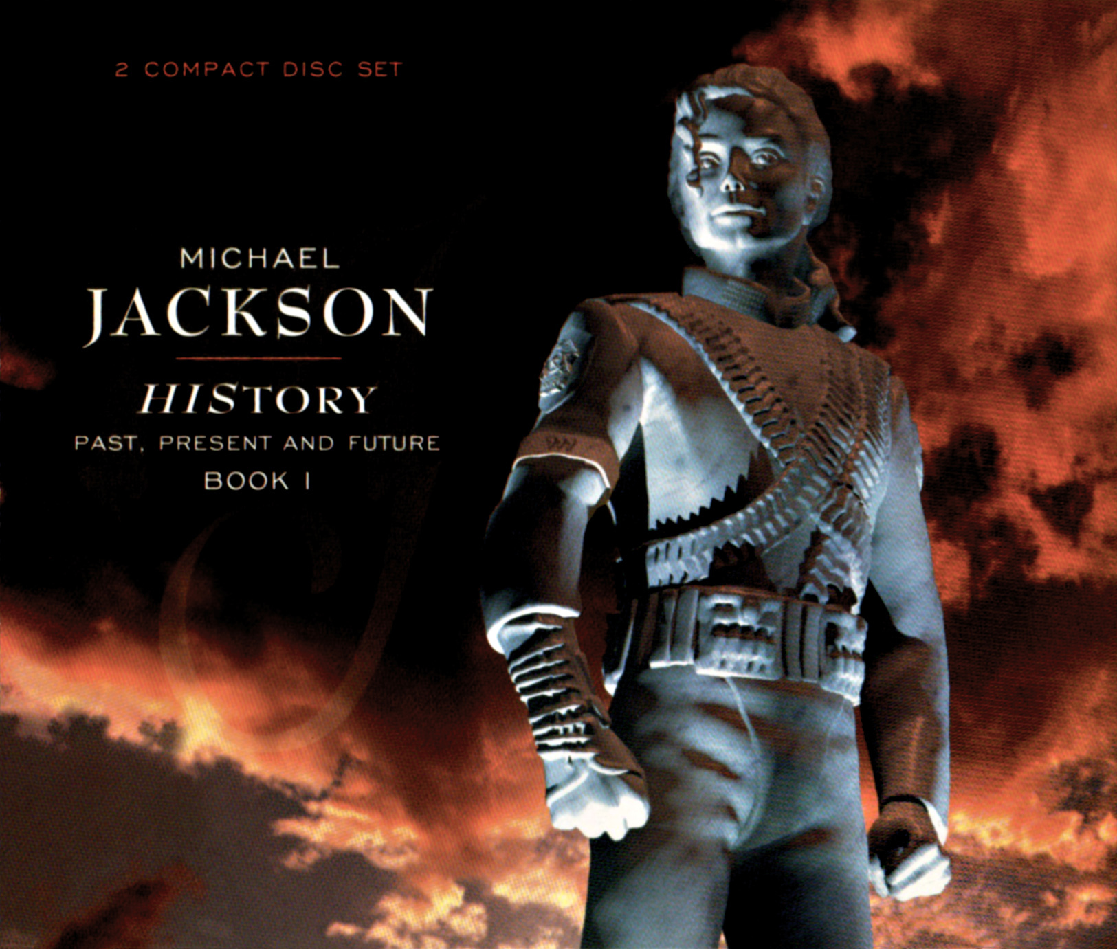Michael Jackson (マイケル・ジャクソン) 『HIStory: Past, Present and Future, Book I (ヒストリー パスト、プレズント・アンド・フューチャー ブック1)』(1995年6月16日発売) 高画質CDジャケット画像