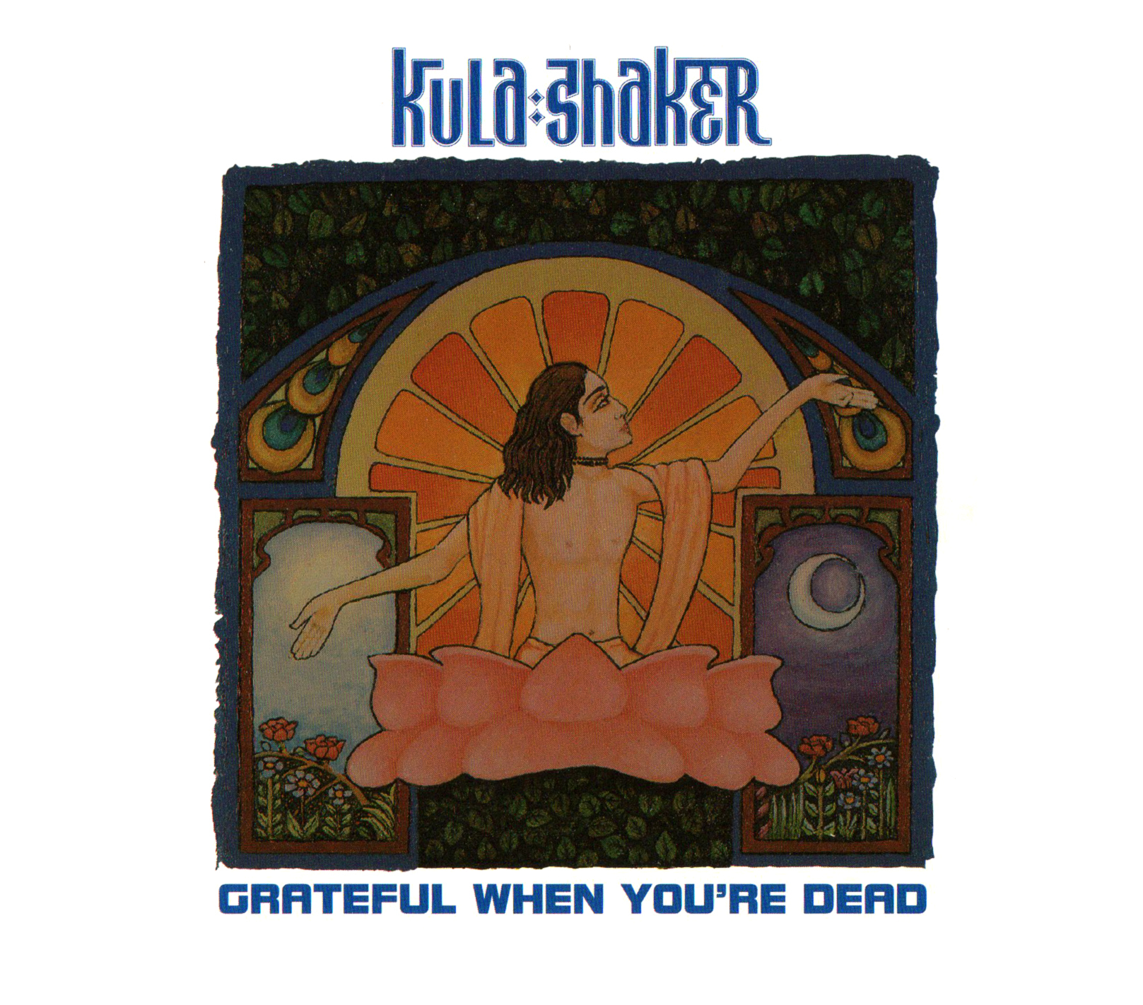 Kula Shaker (クーラ・シェイカー) デビューEP『Grateful When You're Dead (グレイフル・ホエン・ユーアー・デッド)』(1996年7月10日発売) 高画質ジャケット画像