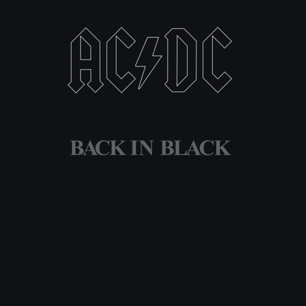 AC/DC (エーシー・ディーシー) 6thアルバム『BACK IN BLACK (バック・イン・ブラック)』(1980年7月25日発売) 高画質CDジャケット画像