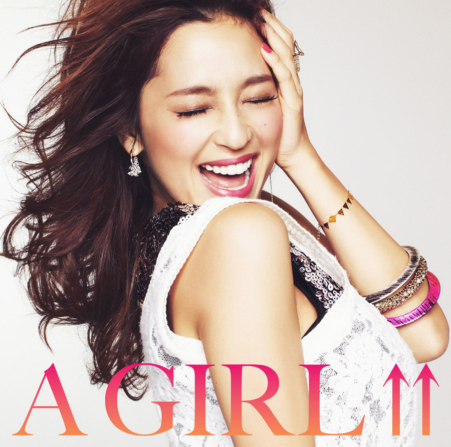 DJ和 (ディージェイかず)『A GIRL↑↑ mixed by DJ和』(2013年1月16日発売) 高画質CDジャケット画像
