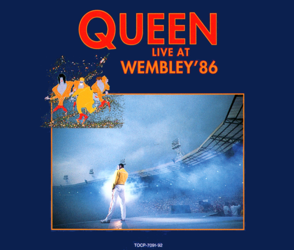 Queen (クイーン) ライブ・アルバム『Live At Wembley Stadium (クイーン・ライヴ!!ウェンブリー1986)』(1992年6月24日発売) 高画質CDジャケット画像