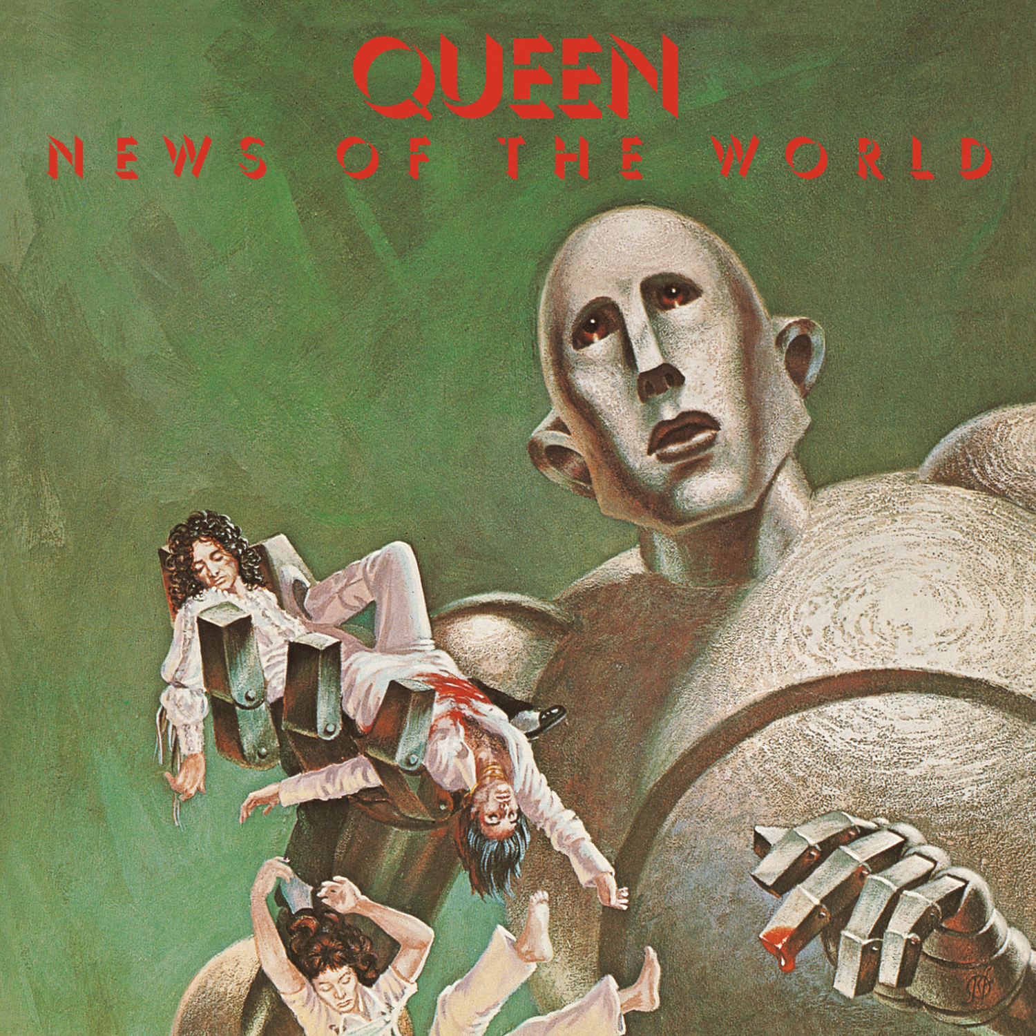 Queen (クイーン) 6thアルバム『News Of The World (世界に捧ぐ)』(1977年10月発売) 高画質CDジャケット画像
