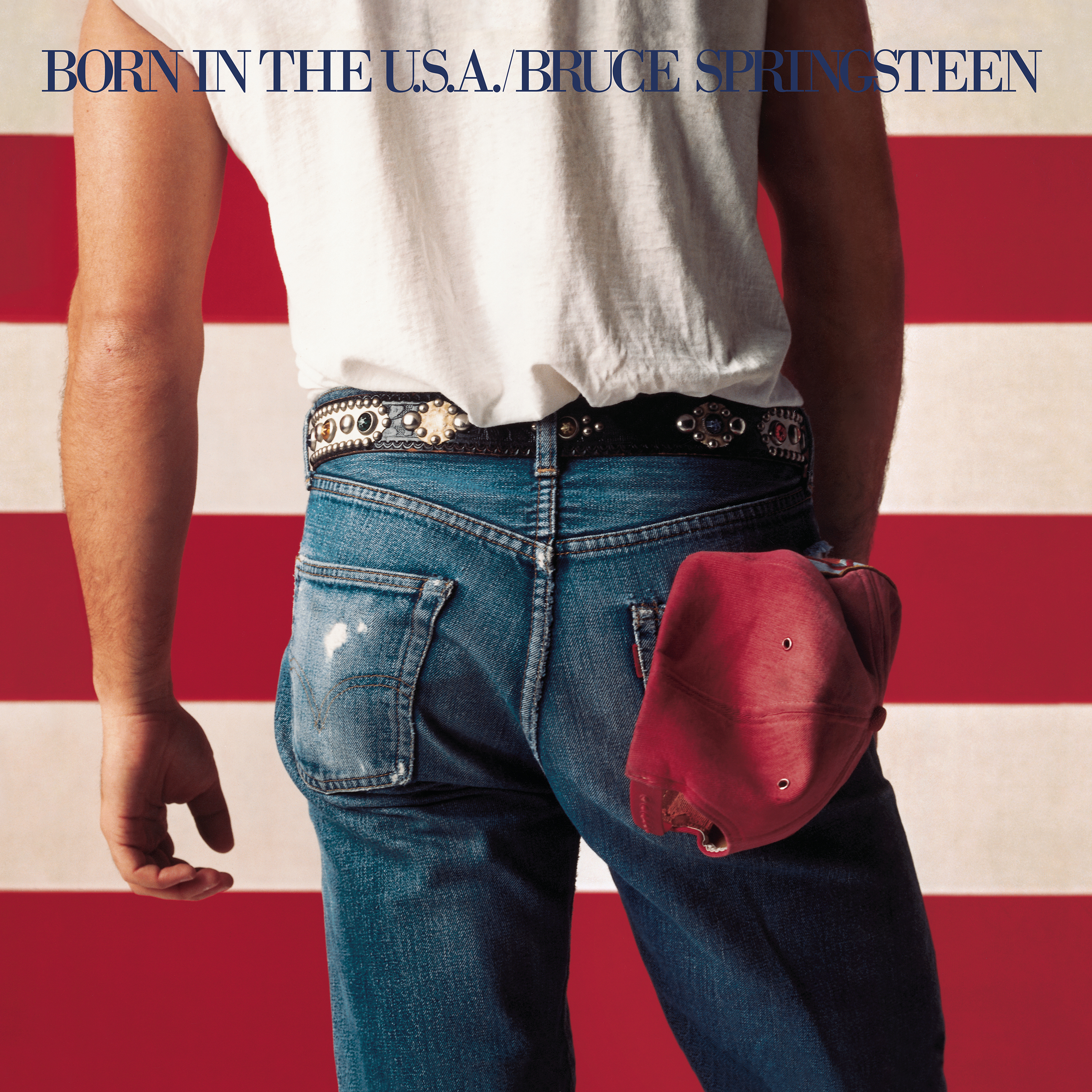 Bruce Springsteen (ブルース・スプリングスティーン) 7thアルバム『BORN IN THE U.S.A.(ボーン・イン・ザ・U.S.A.)』高画質ジャケ写