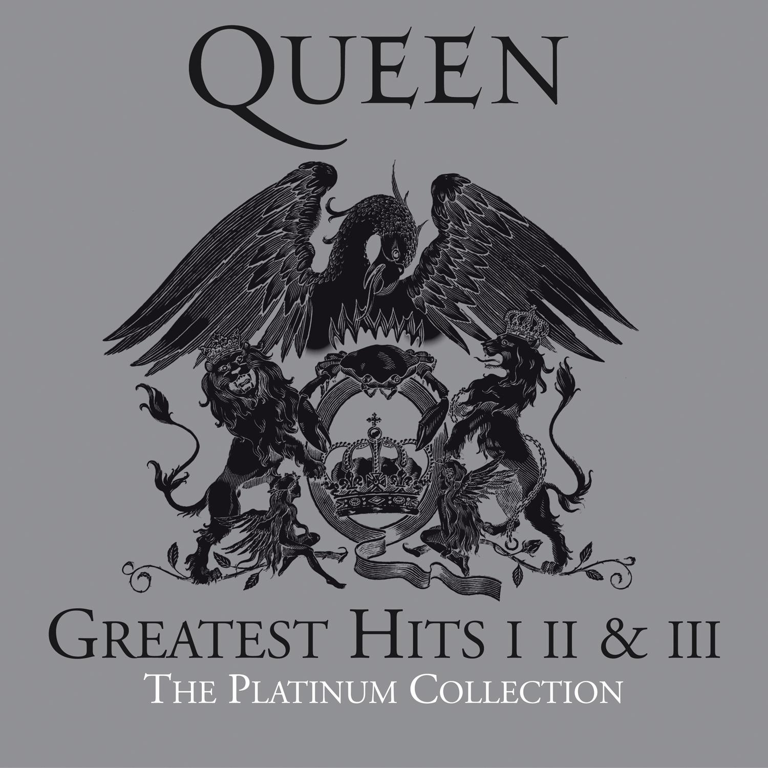 Queen (クイーン) ベスト・アルバム『Platinum Collection, Greatest Hits I II & III (クイーン・プラチナム・コレクション)』(2011 Remaster) 高画質ジャケ写