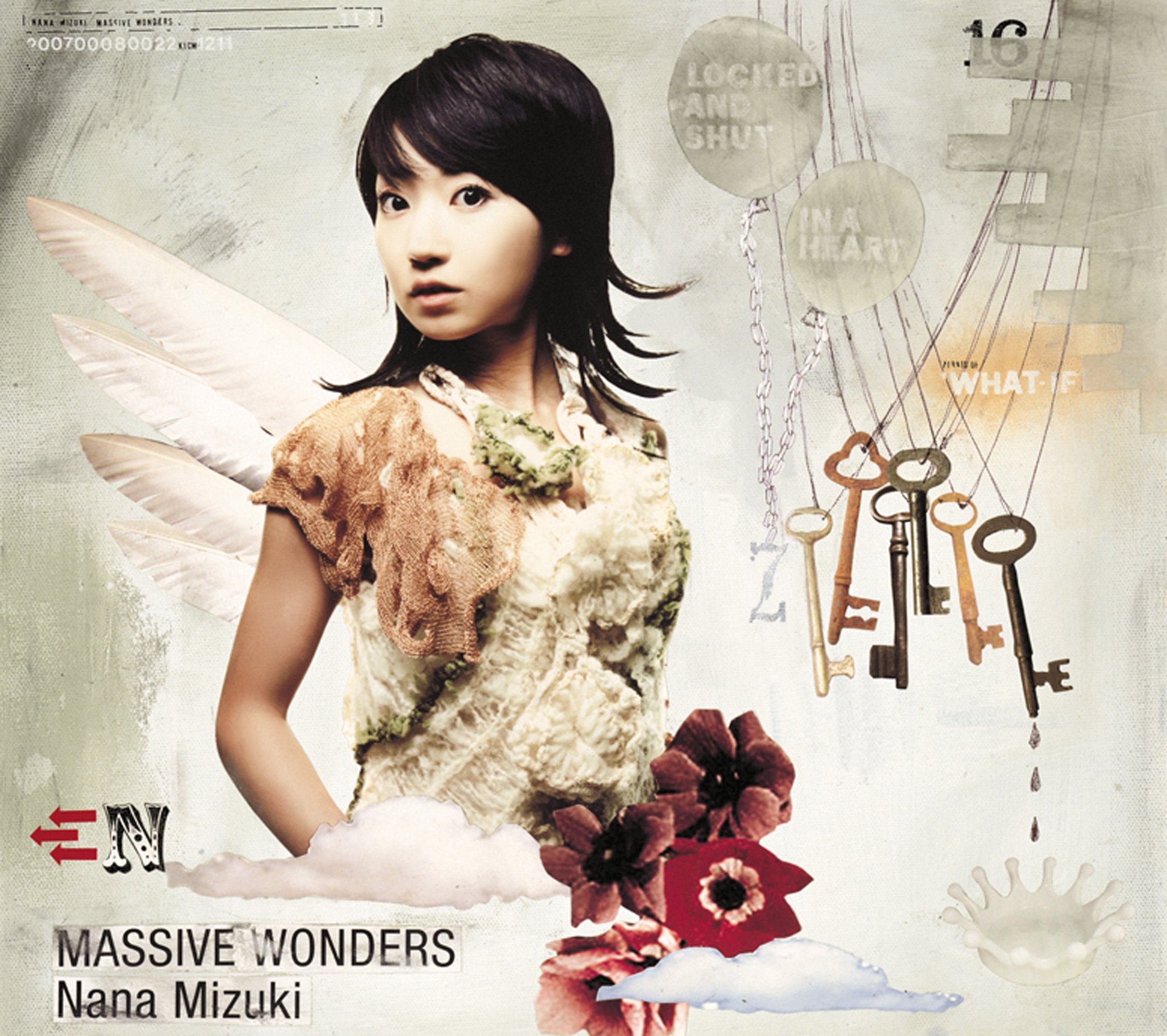 水樹奈々 (みずきなな) 16thシングル『MASSIVE WONDERS (マッシヴ・ワンダーズ)』(2007年8月22日発売) 高画質CDジャケット画像