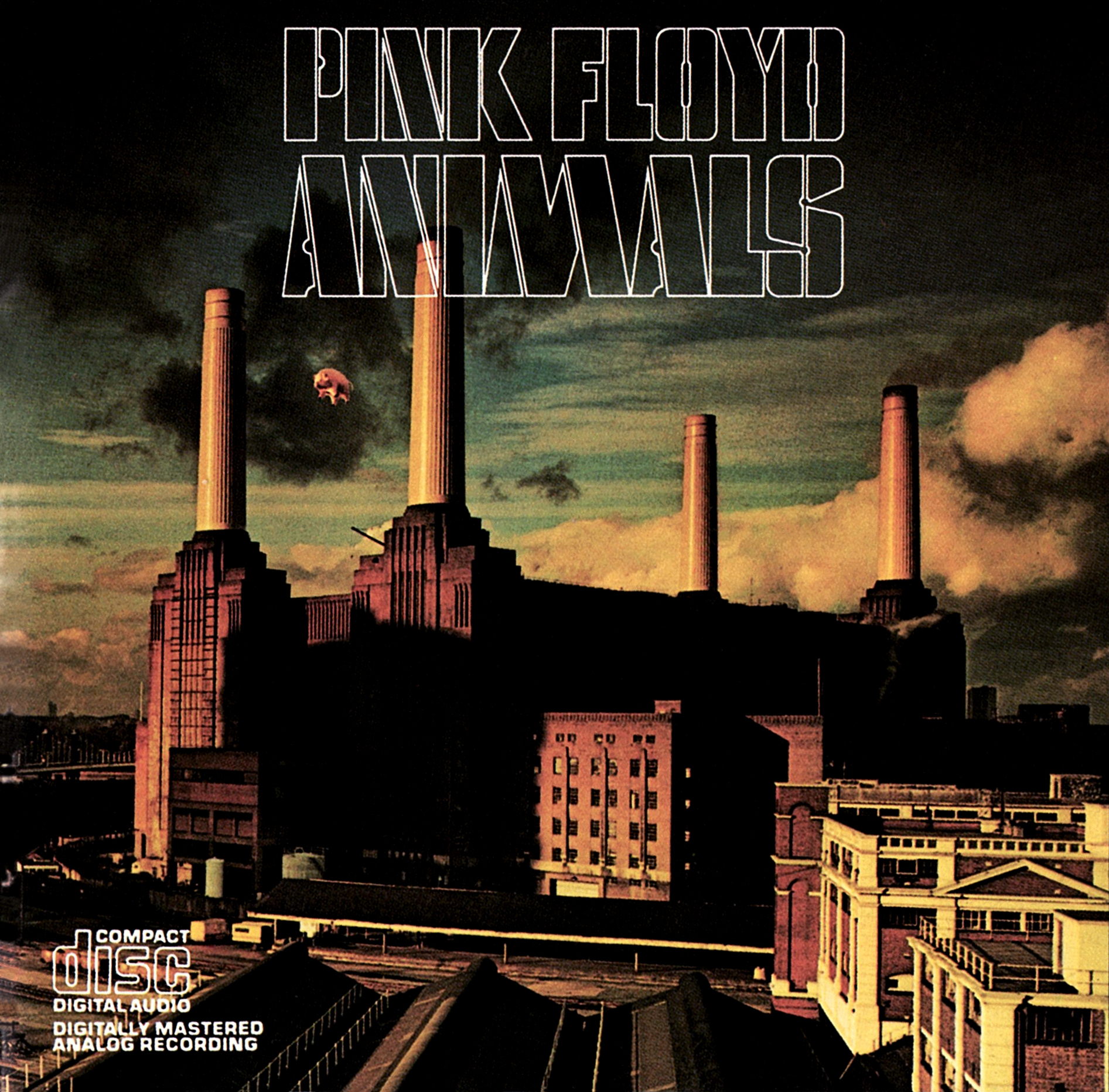 Pink Floyd (ピンク・フロイド) 『Animals (アニマルズ)』(1996年発売US盤) 高画質CDジャケット画像