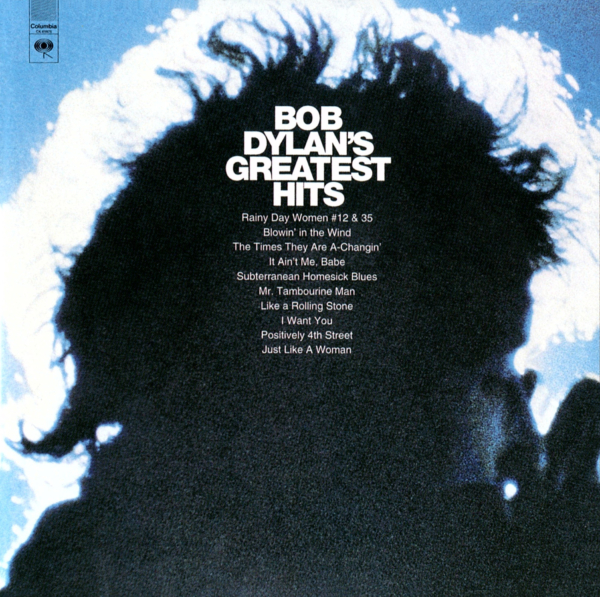 Bob Dylan(ボブ・ディラン) ベストアルバム『Bob Dylan's Greatest Hits (ボブ・ディランのグレイテスト・ヒット)』(1967年発売) 高画質CDジャケット画像 ジャケ写