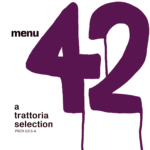 オムニバスアルバム『MENU 42 / A TRATTORIA SELECTION (メニュー・42 トラットリア・セレクション)』(1994年8月1日発売) 高画質CDジャケット画像 (ジャケ写)