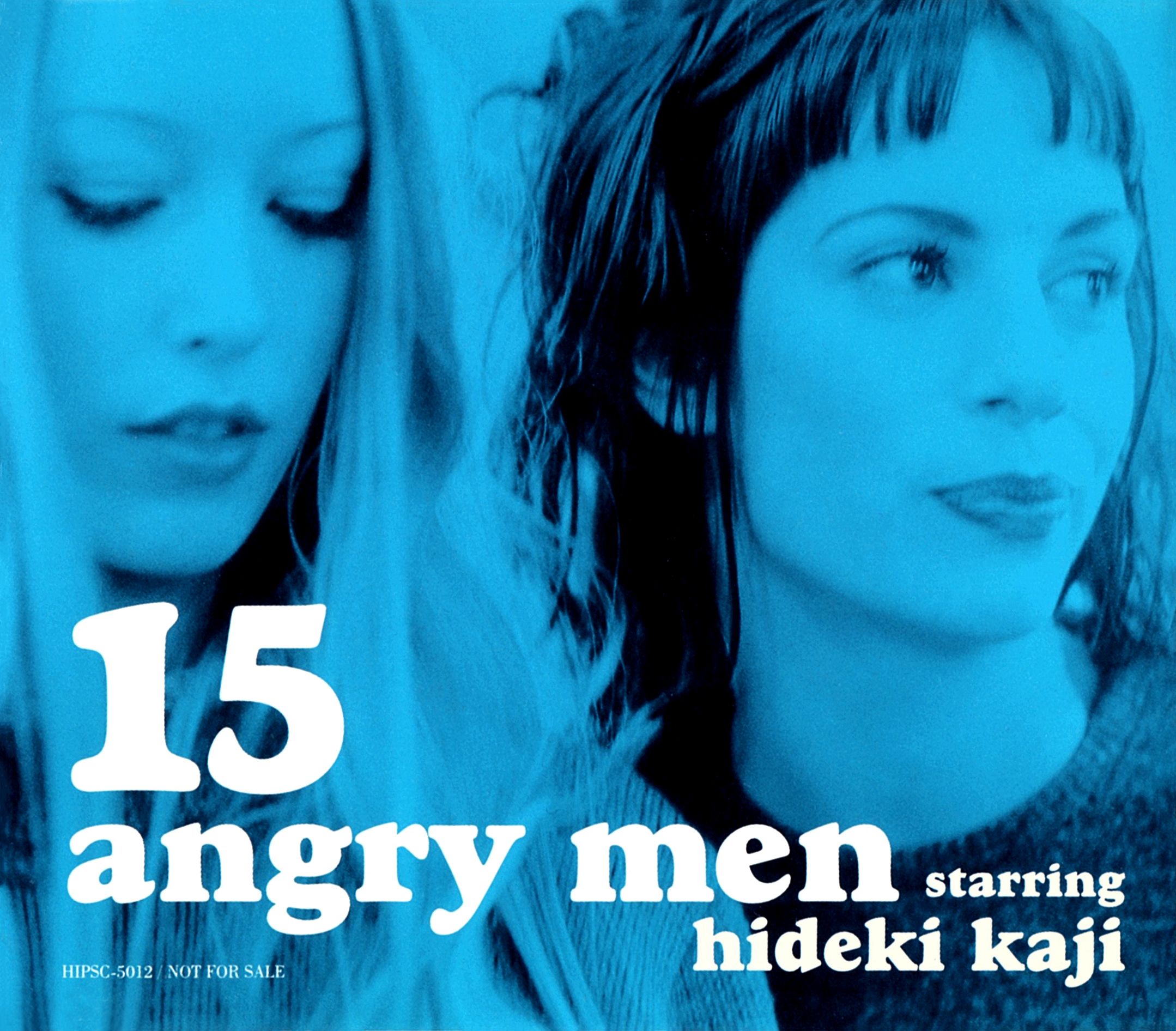 カジヒデキ 3rdアルバム『15人の怒れる男たち ～15 ANGRY MEN』(プロモ盤) 高画質CDジャケット画像 (ジャケ写)