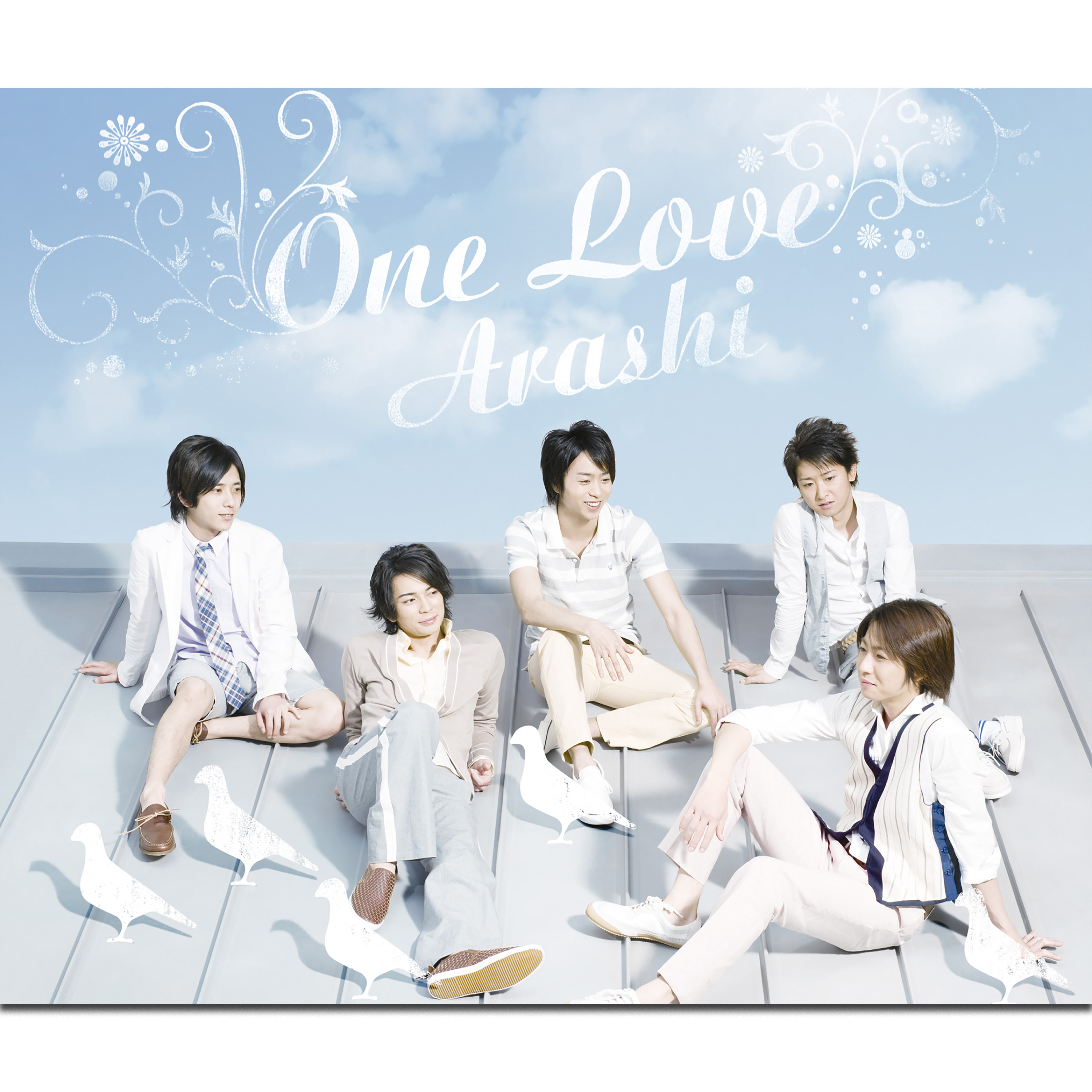 嵐 (あらし) 22ndシングル『One Love (ワン ラヴ)』高画質CDジャケット画像 (ジャケ写)