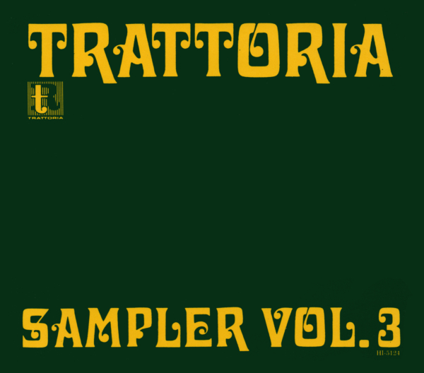 非売品プロモ盤オムニバスCD『TRATTORIA SAMPLER VOL.3』1994年高画質CDジャケット画像