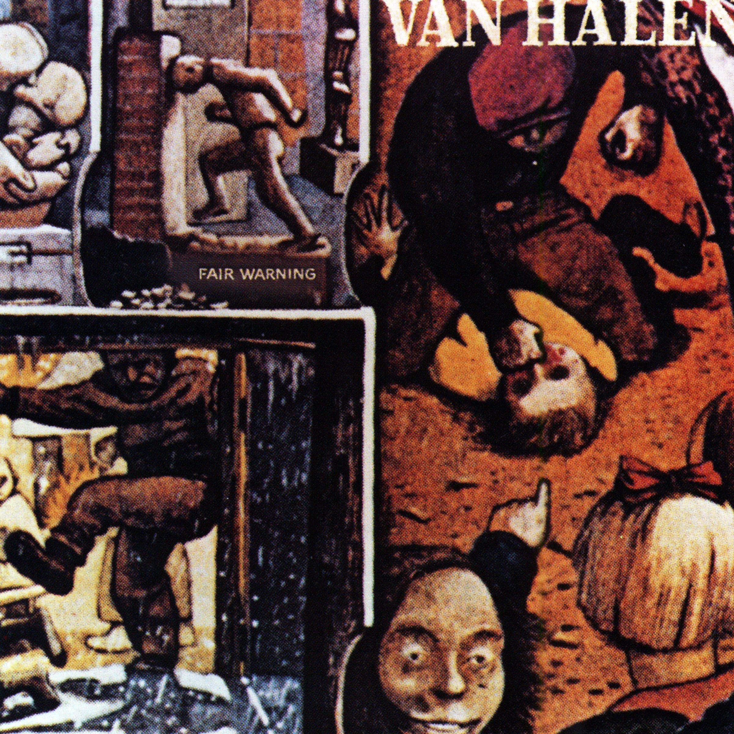 Van Halen (ヴァン・ヘイレン) 4thアルバム『Fair Warning (戒厳令)』(1981年4月29日発売) 高画質CDジャケット画像 (ジャケ写)