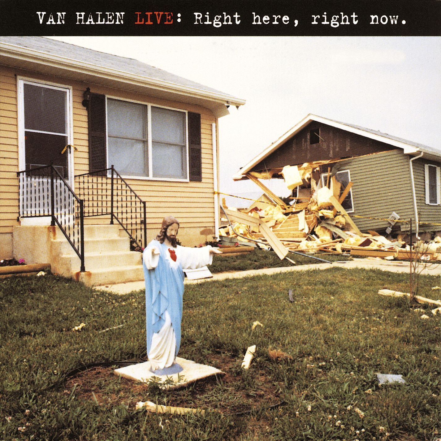 Van Halen (ヴァン・ヘイレン) ライブ・アルバム『Live: Right Here, Right Now (ライヴ:ライト・ヒア、ライト・ナウ)』(1993年2月23日発売) 高画質CDジャケット画像 (ジャケ写)
