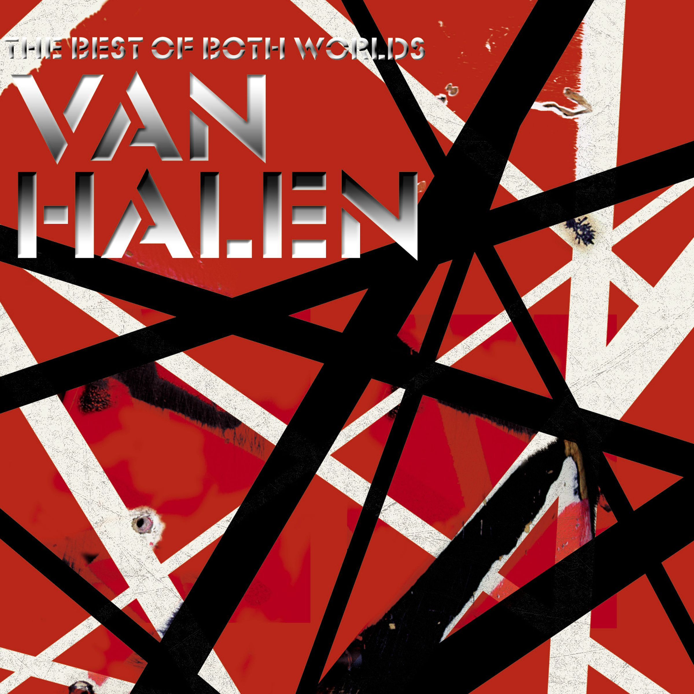 Van Halen (ヴァン・ヘイレン) ベスト・アルバム『The Best Of Both Worlds (ヴェリー・ベスト・オブ・ヴァン・ヘイレン)』(1996年10月17日発売) 高画質CDジャケット画像 (ジャケ写)
