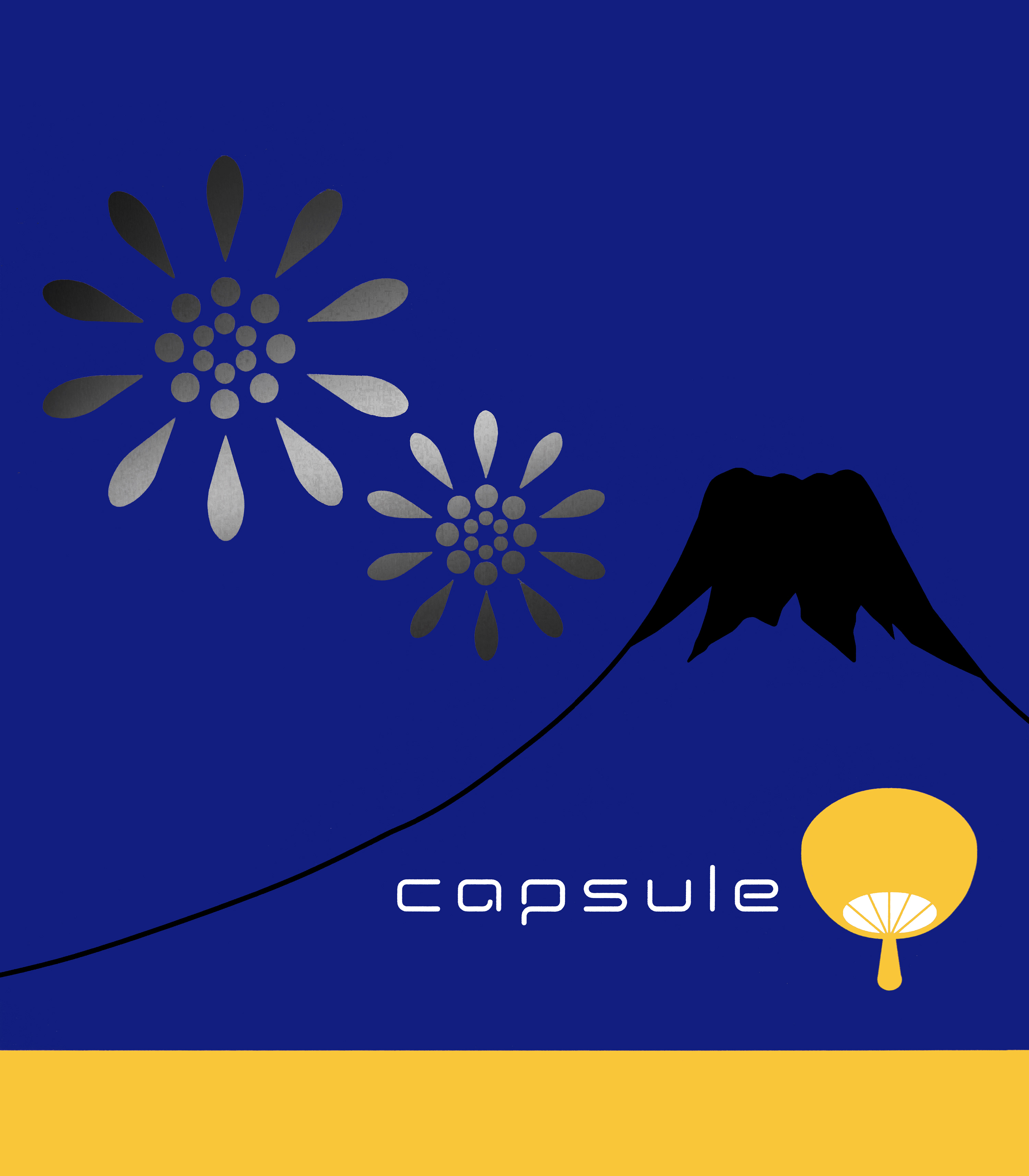 capsule (カプセル) 2ndシングル『花火』(2001年7月4日発売) 高画質CDジャケット画像 (ジャケ写)